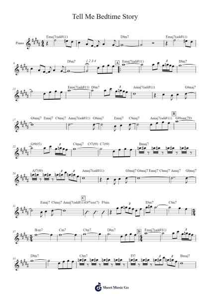 Tell Me Bedtime Story Sheet Music by Herbie Hancock-Arr.Wheejames