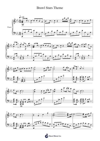 Brawl Stars Theme Sheet Music by undefined-Arr.Danchi