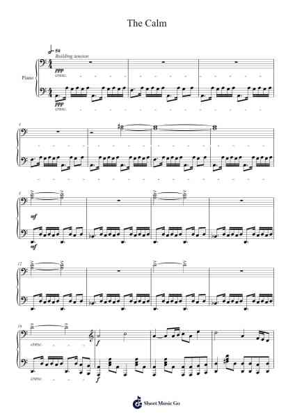 The Calm Sheet Music by undefined-Arr.Faulkvan