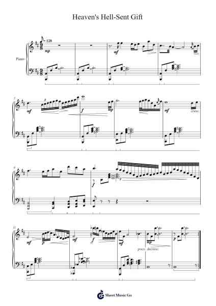 Heaven's Hell-Sent Gift Sheet Music by DM DOKURO-Arr.Kensibyl
