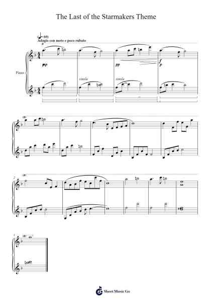Courage The Cowardly Dog - The Last of the Starmakers Theme 樂譜由 Besnolds - 編曲 Reedthey Zeway