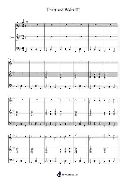Heart and Waltz III Sheet Music by heart_and_waltz-Arr.Blairbart