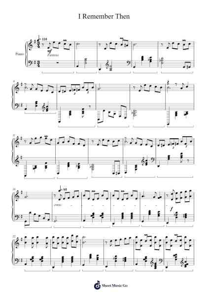 Memoir No. 4 (I Remember Then) Sheet Music by Jose M. Flores-Arr.Humlop