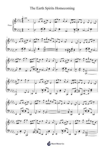The Earth Spirits Homecoming Sheet Music by Jackson Faria-Arr.Conpiers
