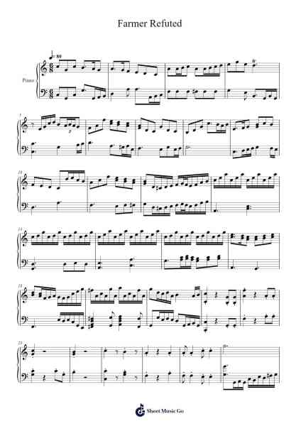 Farmer Refuted Sheet Music by Lin-Manuel Miranda-Arr.Chrislus Edtience