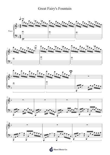 Great Fairy's Fountain Sheet Music by Koji Kondo-Arr.Cybing Gilldrew