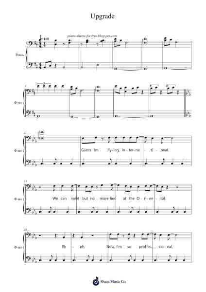 Upgrade Sheet Music by Joji-Arr.Jonestor