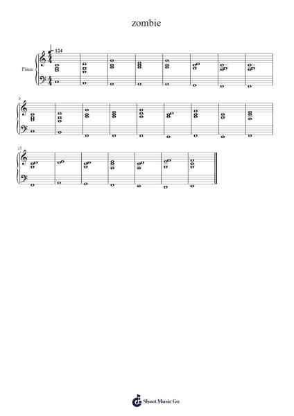 zombie Notenblatt von undefined-Arr.Ruthmie