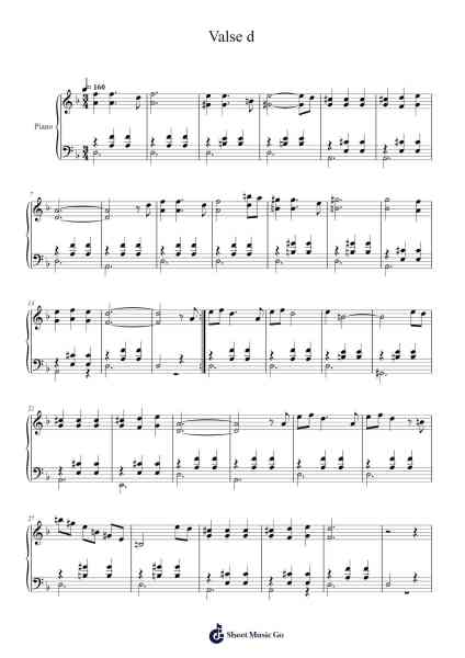 Valse d Sheet Music by Hugnise-Arr.Dowar Warford