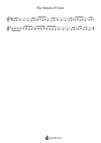 The Streets of Cairo Sheet Music by undefined-Arr.Bonrian Vanqe
