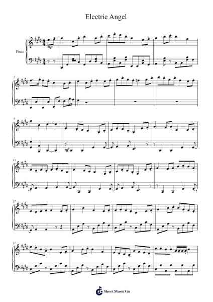 Electric Angel Sheet Music by undefined-Arr.Eipsyale