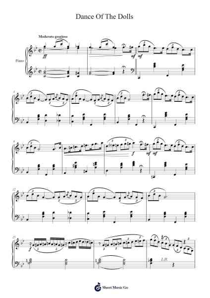 Dance of the Dolls, Op. 25 Sheet Music by Frank E. Hersom-Arr.Joycelup