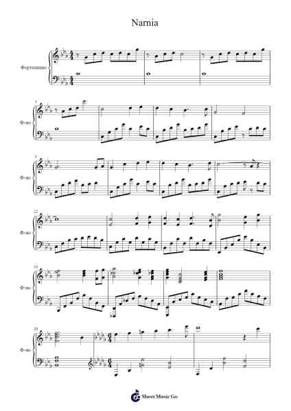 Narnia Sheet Music by undefined-Arr.Kingrell