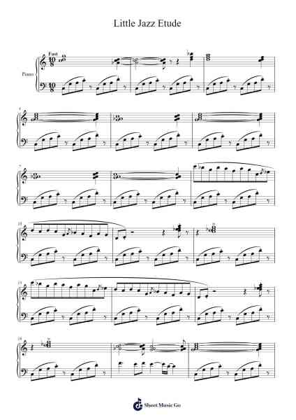 Little Jazz Etude Sheet Music by Tuukka Jokilehto-Arr.Phoelen