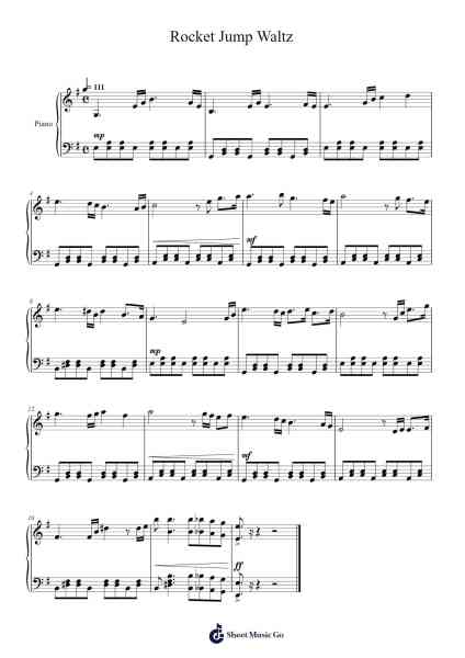 Rocket Jump Waltz Sheet Music oleh Mark Morasky-Arr.Jersharp