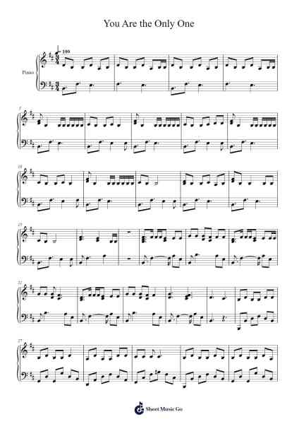 You Are the Only One Sheet Music by undefined-Arr.Linee Bushsopp