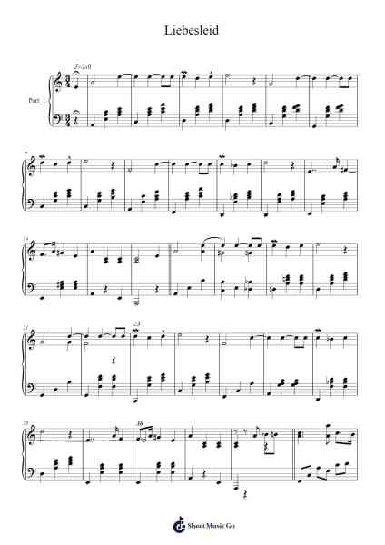 Liebesleid Notenblatt von Fritz Kreisler-Arr.Wymo