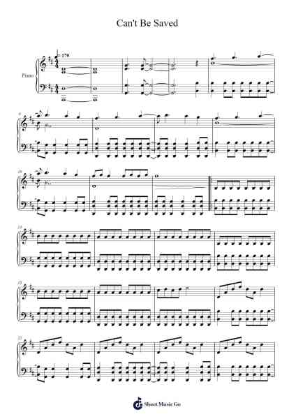 Can't Be Saved Sheet Music by Wyldecon Camilbraith-Arr.Denuel Shirbill