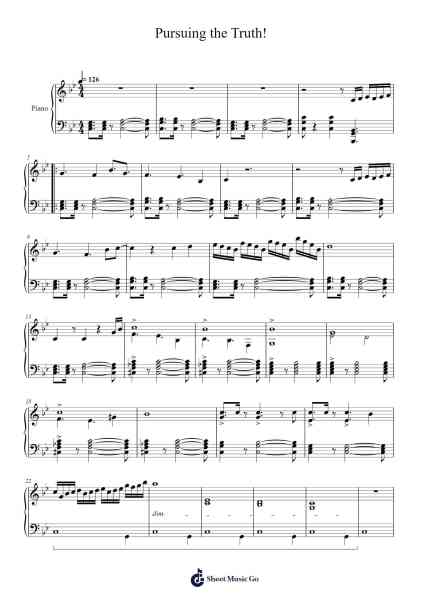 Pursuing the Truth! Sheet Music by Skyler F.-Arr.Maurald