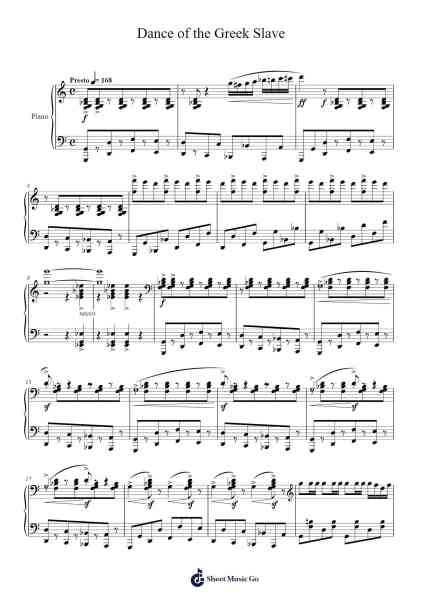 Spartacus Suite - No. 3: Dance of the Greek Slave Sheet Music by Aram Khachaturian-Arr.Sibylmos Fordridge