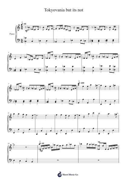 Tokyovania but its not Sheet Music by undefined-Arr.Jerhue