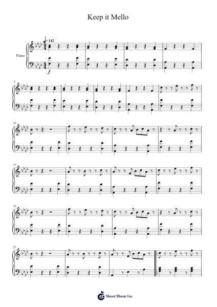 Keep it Mello Sheet Music by Pumens Faulkgrant-Arr.Kriston Keithhume