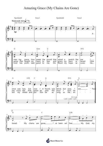 Amazing Grace (My Chains Are Gone) Sheet Music by Chris Tomlin-Arr.Urron