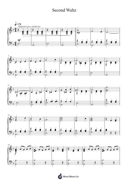 Waltz No. 2 from Suite for Jazz Orchestra No. 2 Sheet Music by Dmitri Shostakovich-Arr.Boothmore Petwald