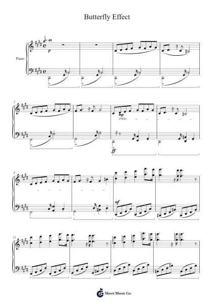 Butterfly Effect Sheet Music by Bashar M.Deeb-Arr.Vingai Parryl