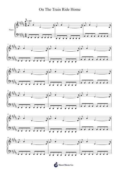 On The Train Ride Home Sheet Music by Jobsen-Arr.Timcius Steale