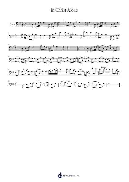 In Christ Alone Sheet Music by Stuart Townend-Arr.Ranlass Dulelroy