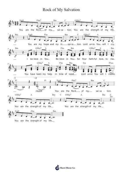 Rock of My Salvation Sheet Music by Teresa Muller-Arr.Yeaten