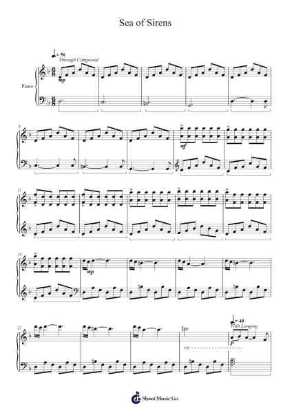 Sea of Sirens Sheet Music by Janid Hantin-Arr.Nickn Adelie
