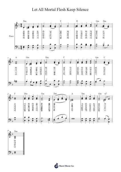 Let All Mortal Flesh Keep Silence Sheet Music by Ralph Vaughan Williams-Arr.Huttgie Bellcol