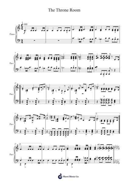 The Throne Room Sheet Music by John Williams-Arr.Duttdes Dawnpril