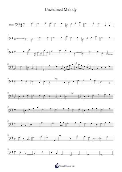 Unchained Melody Sheet Music by Alex North/Jan Jennings-Arr.Kyletus Stanchloe
