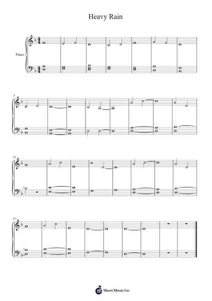 Heavy Rain Sheet Music by Normand Corbeil-Arr.Jesret