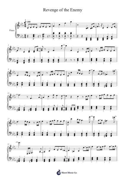 Revenge of the Enemy (Kirby Triple Deluxe) Sheet Music by Hirokazu Ando-Arr.Osworth Gosca