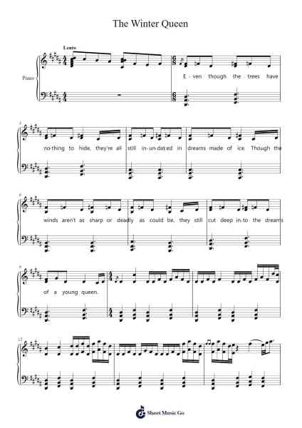 The Winter Queen Sheet Music by Dwighttroy Winfred-Arr.Hodhill