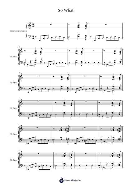 So What Sheet Music by undefined-Arr.Harjo