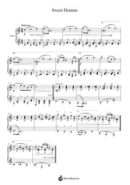 Sweet Dreams (Nocturne) Notenblatt von Pyotr Ilyich Tchaikovsky-Arr.Nanholt Walkchi