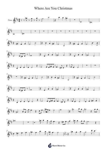 Where Are You Christmas Sheet Music by Faith Hill-Arr.Wolflor Coltrid