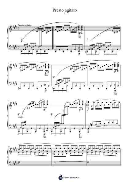 Sonata No. 14 in C# Minor, Op. 27, No. 2 "Moonlight" Sheet Music by Ludwig van Beethoven-Arr.Myrtours Hihill