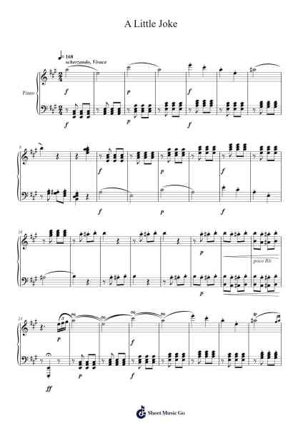 A Little Joke Sheet Music by Steven A. Keith-Arr.Branlaine