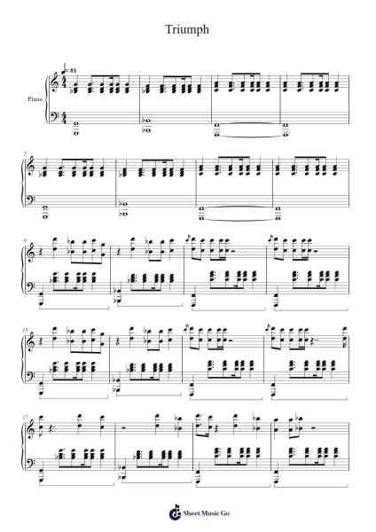 Triumph Sheet Music by undefined-Arr.Consclife Gosden