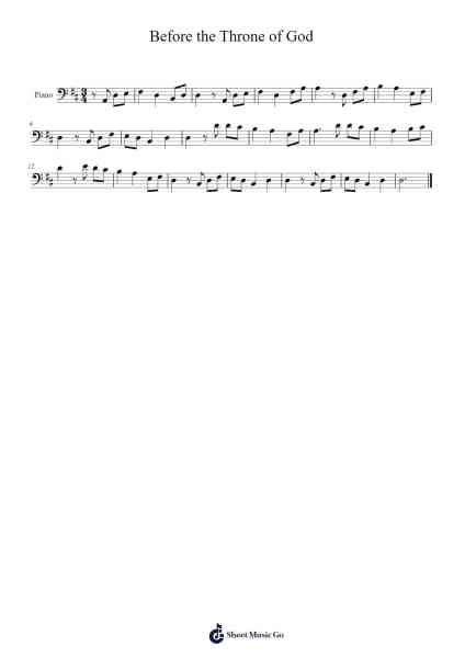 Before the Throne of God Sheet Music by Vikki Cook-Arr.Jackbing Priceliot