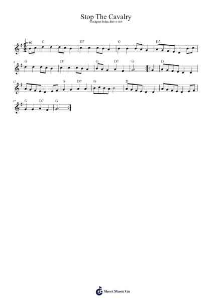 Stop The Cavalry Sheet Music by Trad.-Arr.Yetkim Vauglvis