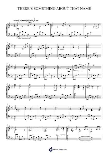 There's Something About That Name Sheet Music by Bill & Gloria Gaither-Arr.Wanje Phoefra