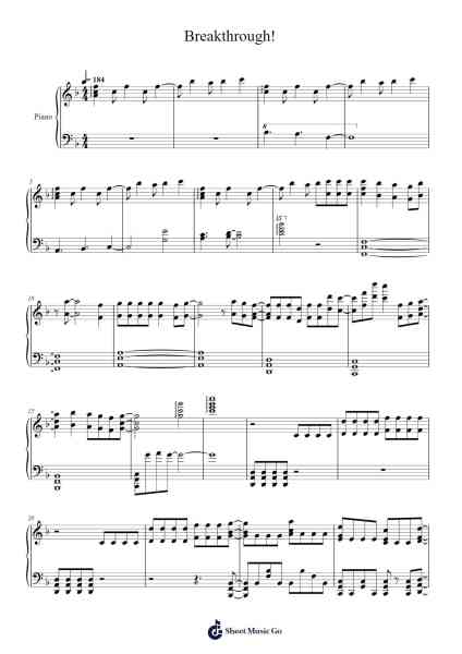 Breakthrough! Sheet Music by undefined-Arr.Wrightxon Tinett