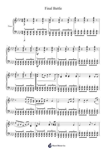 Final Battle Sheet Music by Charlie Mulliss-Arr.Tice Charsweet